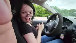 So today I let my daughter drive for the first time...