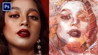 Photoshop 2021 Full Portrait Effect Tutorial | Threshold & Masking