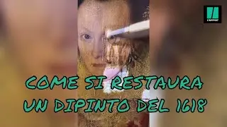 Il restauro di questo dipinto vecchio 400 anni vi farà impazzire