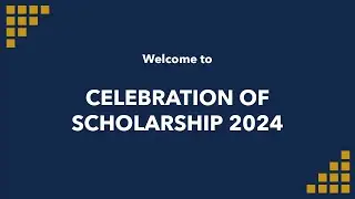 Celebration of Scholarship 2024 | Bolthouse 100 Oral Presentations | Livestream