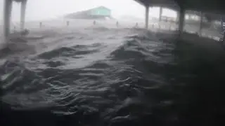 Storm Surge Overtakes Louisiana Marina