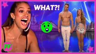 A&J Aerial Performing Duo SHOCK Everyone...Watch What Happens!
