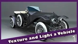 Texture a Vehicle using Mental Ray Shaders in Maya