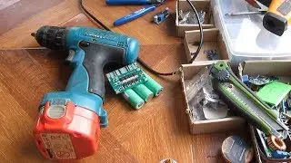 Converting a Makita 12-Volt Cordless Drill Battery to *Li-Ion-18650* Batteries Yourself