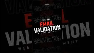 Email Validation using HTML & CSS | JAVASCRIPT | 