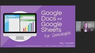 Google Docs and Google Sheets for Genealogists