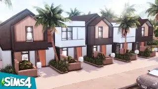 MODERN TOWNHOUSE FOR RENT - 5 units - The sims 4 For Rent No CC