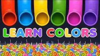 Learn colours and shapes song for kids and toddlers | crawling toddlers
