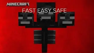 Minecraft 1.13 | How To Kill The Wither In Minecraft EASY FAST SAFE