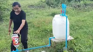 Amazing Idea to make impressive manaul water pump without electricity from the deep well #diy #home