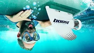 Turn a Paddleboard ELECTRIC with the Boost Surf Fin!