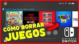 ¿Cómo BORRAR JUEGOS de NINTENDO SWITCH?