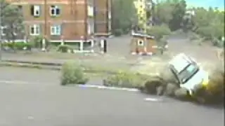 Awesome street racing accident
