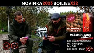 Nástraha na lov velkých kaprů | přichází NOVINKA X22 | velice silná masová kulička a extra chilli |