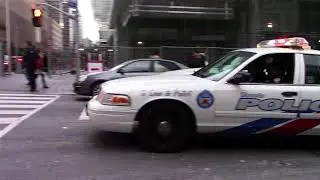 Police Cars Responding Toronto