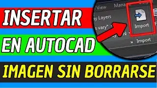 Como Insertar Una Imagen En Autocad Sin Que Se Borre 2025 (Muy Facil)