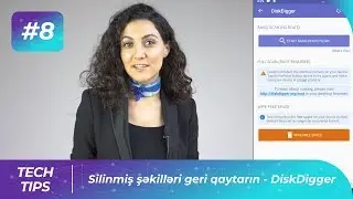 Silinmiş şəkilləri geri qaytarın - DiskDigger | Tech-Tips #8