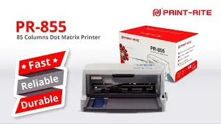 Introducing the PR-855 Dot Matrix Printer- Fast, Reliable, and Durable!