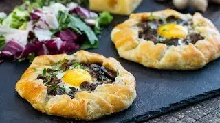 Mushroom Egg Galette