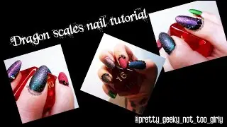 Dragon Scales Nails using Holo Taco Nail polish