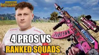 Bestoloch (Boost1k, ADOUZ1E & Mogorree: 4 PROS vs. THE WORLD (PUBG Ranked)