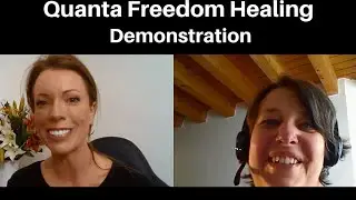Quanta Freedom Healing Demonstration With Sandra From Switzerland