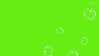 Blue Background Bubble Bffect | Green Screen