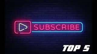 TOP 5 SUBSRIBE BUTTON | GREEN SCREEN