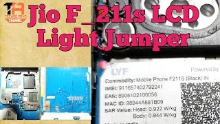 jio f211s display light solution