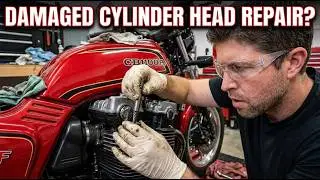 Thread Repair on a Motorcycle Cylinder Head