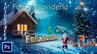 Tutorial Photoshop Postal Navideña