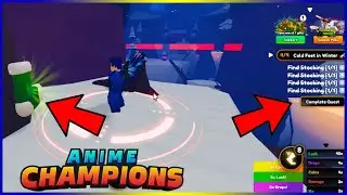 How to get All 4 STOCKINGS | Anime Champions Simulator (ACS) UPDATE 10 | Roblox
