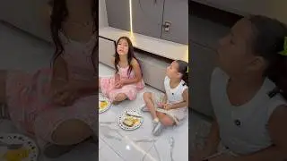Carlos discovers that his daughters are eating on the floor
