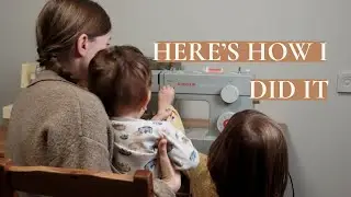 I taught myself to sew while raising little kids