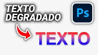 Cómo HACER un Texto DEGRADADO en Photoshop