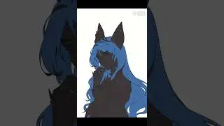 Timelapse art 2024 - fox Queen