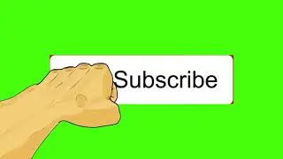 New Punching Youtube Green Screen Subscribe Button   3 PIECES Video
