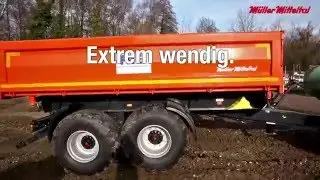 Für alle, die anpacken. Der Tandem-Dreiseitenkipper KA-TA-R 21 von Müller Mitteltal