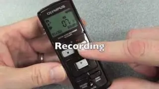 Olympus VN-5200 PC Digital Audio Voice Recorder Instruction Guide
