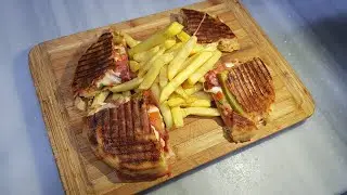 Haftasonu Kahvaltısına Yakışacak Efsane Bazlama Tostu #yemektarifleri #tost #toast