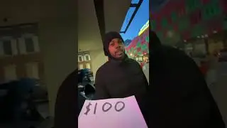 Rapper spits for $100