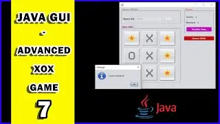 Advanced Level Tic Tac Toe Game With Java (GUI) Swing | Java GUI Tutorials #7