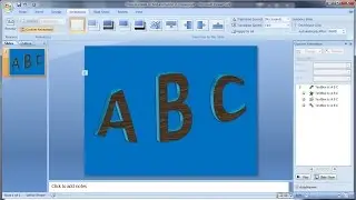 How to Create 3D Effect Text Animation with Custom Animation in PowerPoint