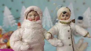 What did great-grandmother have on her Christmas tree? Cotton Christmas tree decorations USSR