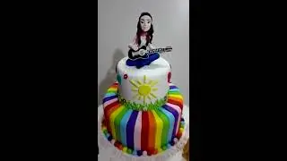 Torta de niña - Torta de guitarra