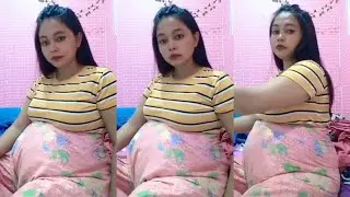 Bunda hamil malam di tempat tidur