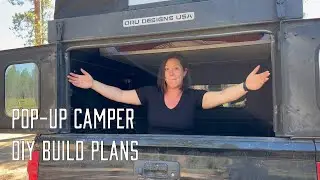 DIY Build Plans for our Pop-Up Truck Camper — Oru Designs Hard Wall Truck Camper
