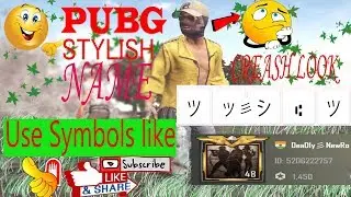 How to PUBG Name change & ADD Symbols, stylish, like Dynamo, Kronton.MortaL, by Hindi.