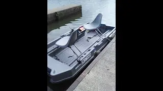 two man mini bass boat  Min Kota Endura Trolling Motor