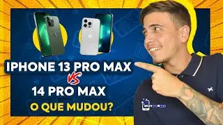 [UNBOXING] COMPARATIVO IPHONE 13 PRO MAX E IPHONE 14 PRO MAX.